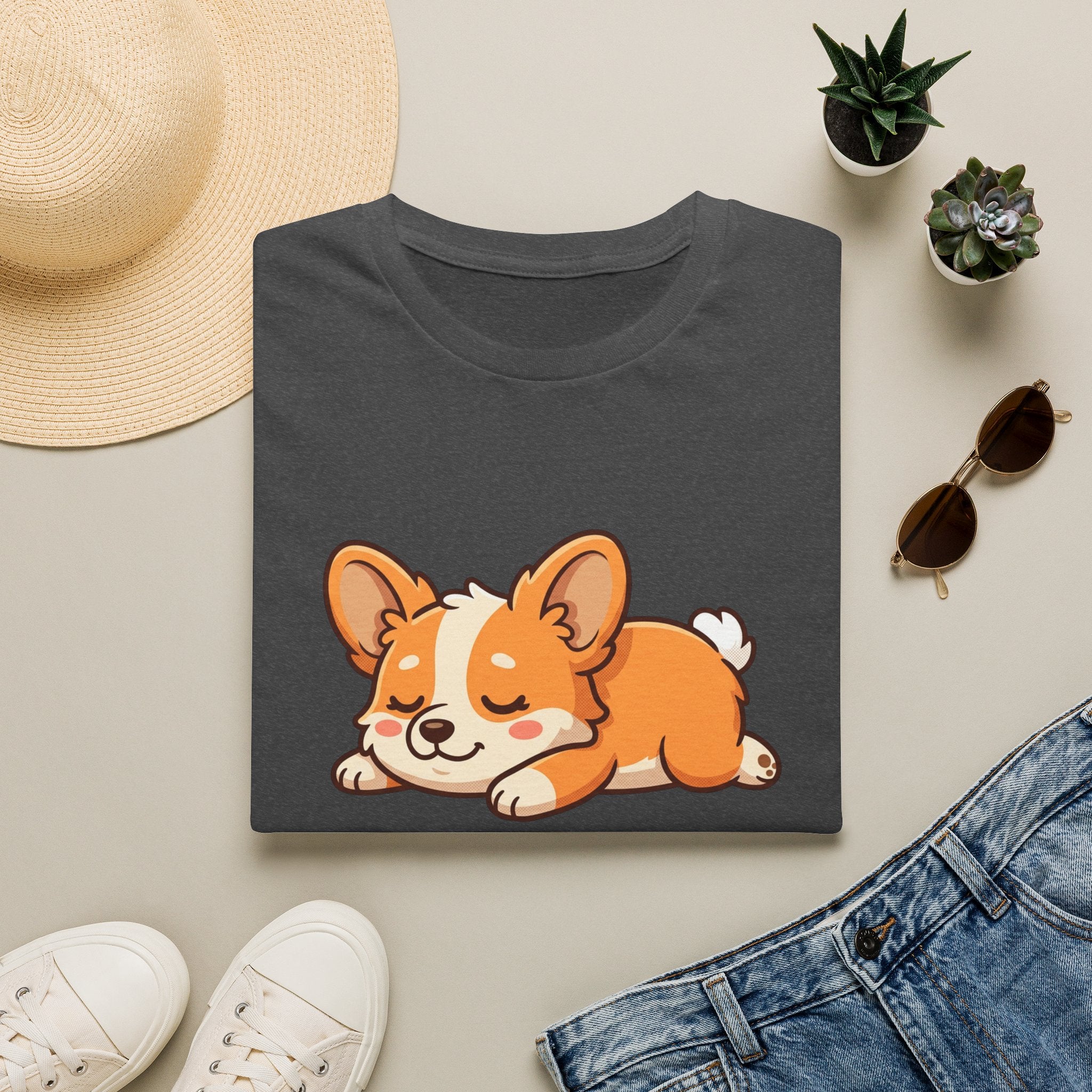 Corgi Nap T-Shirt — Cute Sleeping Pembroke Corgi Tee