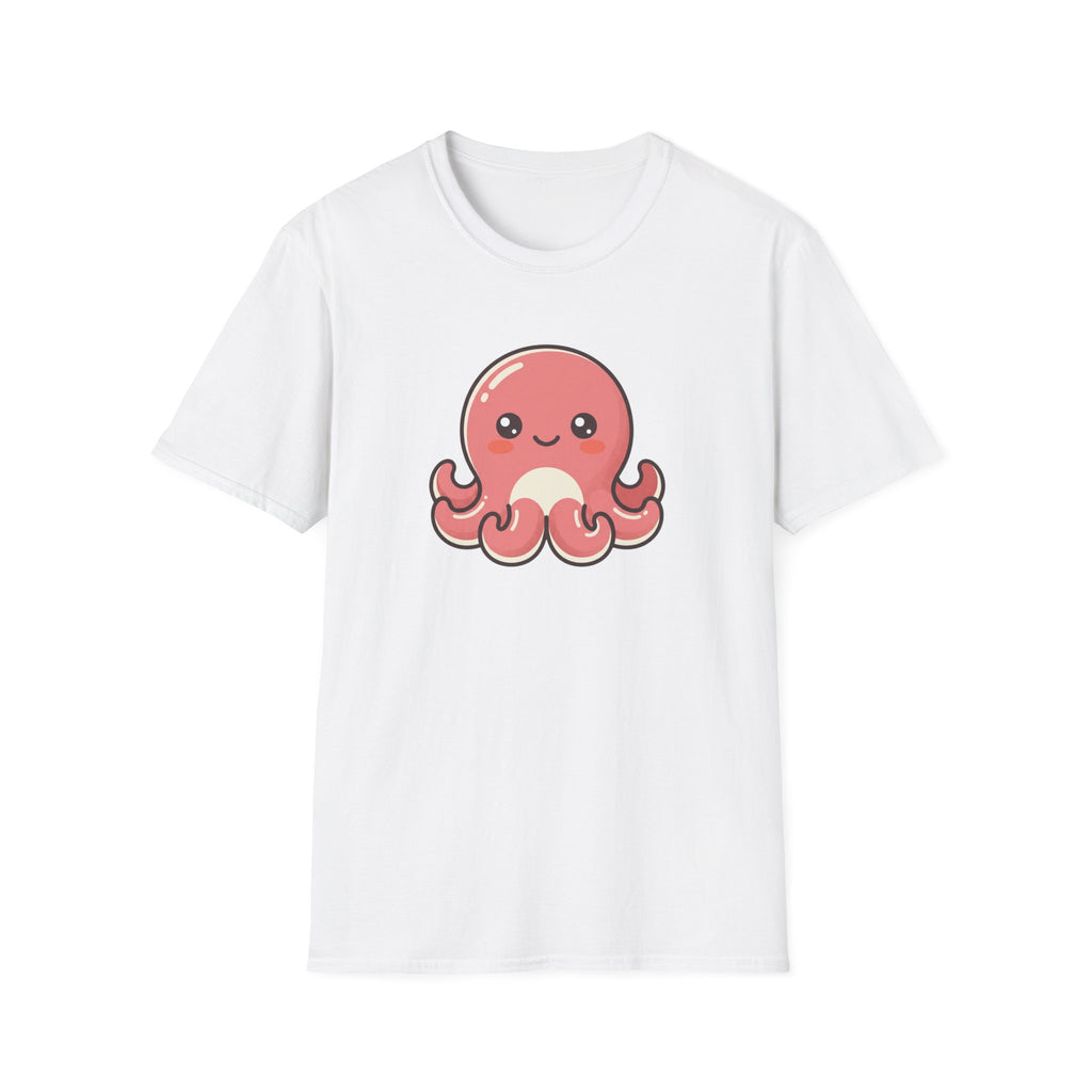 Cute Kawaii Octopus T-Shirt — Adorable Pink Sea Creature Tee