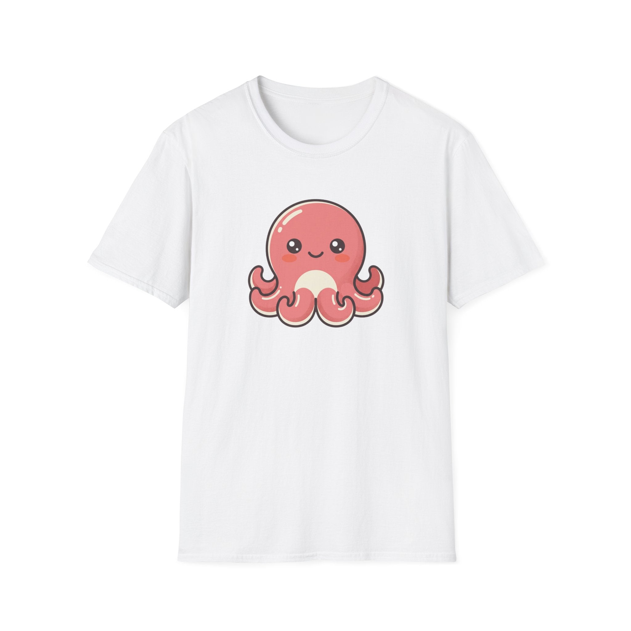 Cute Kawaii Octopus T-Shirt — Adorable Pink Sea Creature Tee