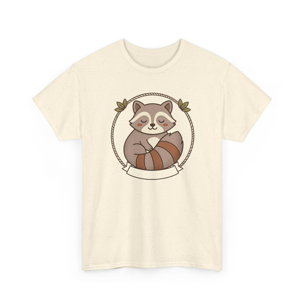 Raccoon Cute Cartoon Tee — Adorable Forest Animal Graphic T-Shirt