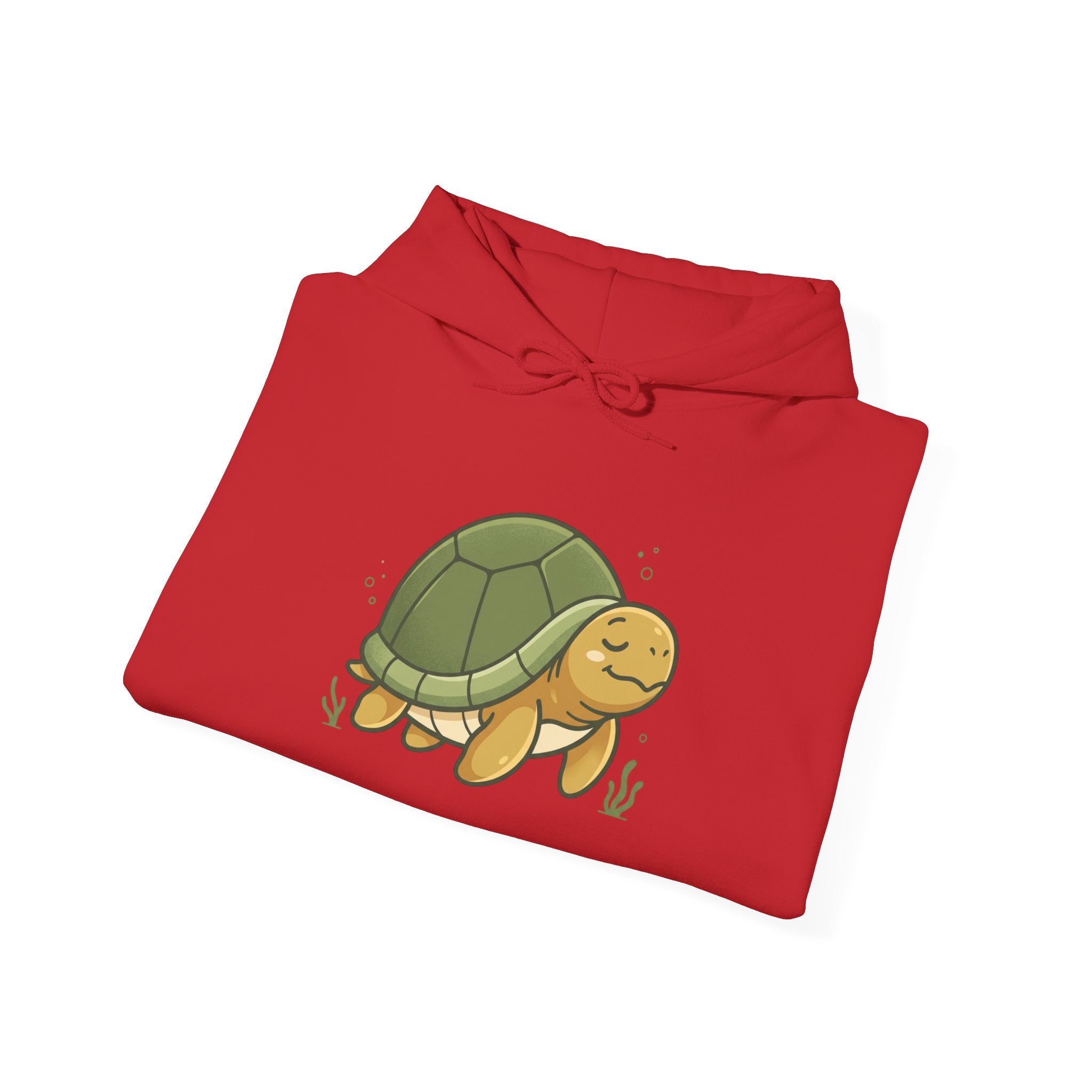 Cute Smiling Turtle Hoodie — Cozy Cartoon Tortoise Pullover