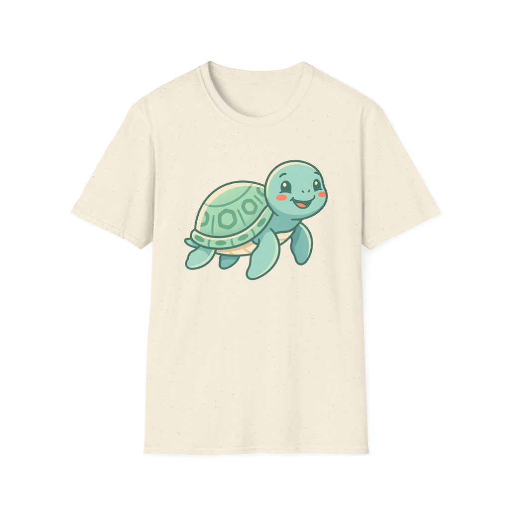 Cute Baby Turtle T-Shirt – Smiling Sea Turtle Graphic Tee for Kids & Turtle Lovers