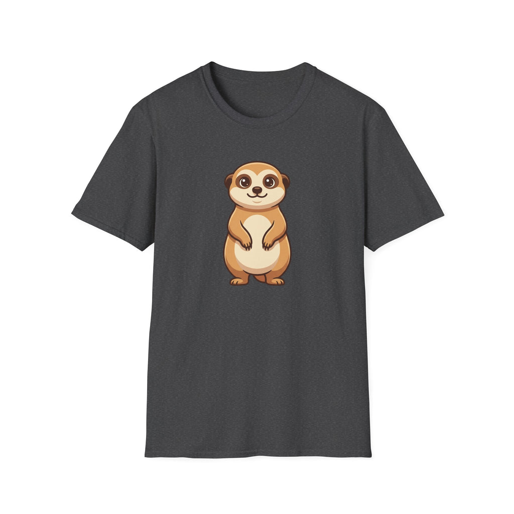 Meerkat Cute Cartoon T-Shirt — Adorable Wildlife Tee for Animal Lovers
