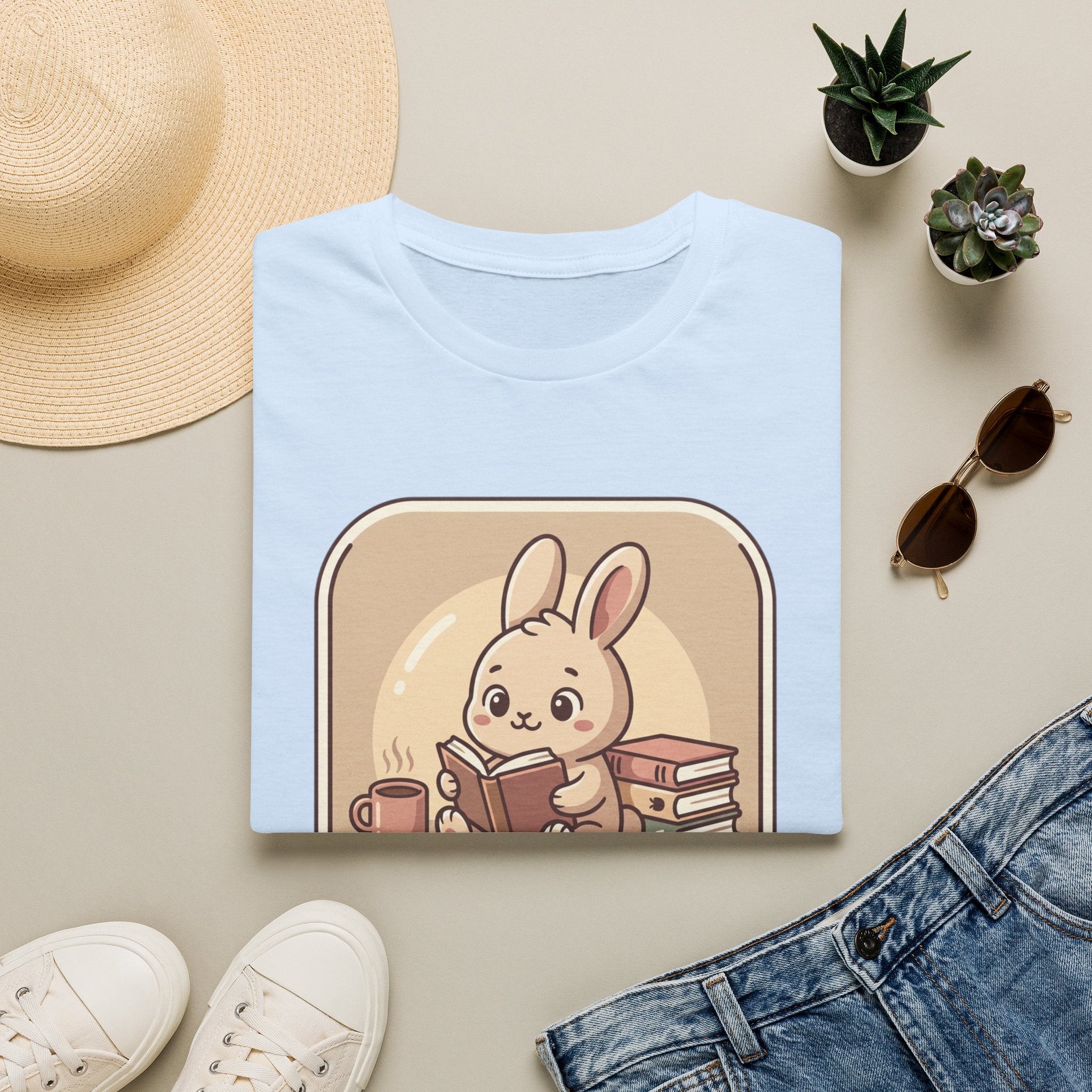 Bunny Book Club Unisex Softstyle T-Shirt