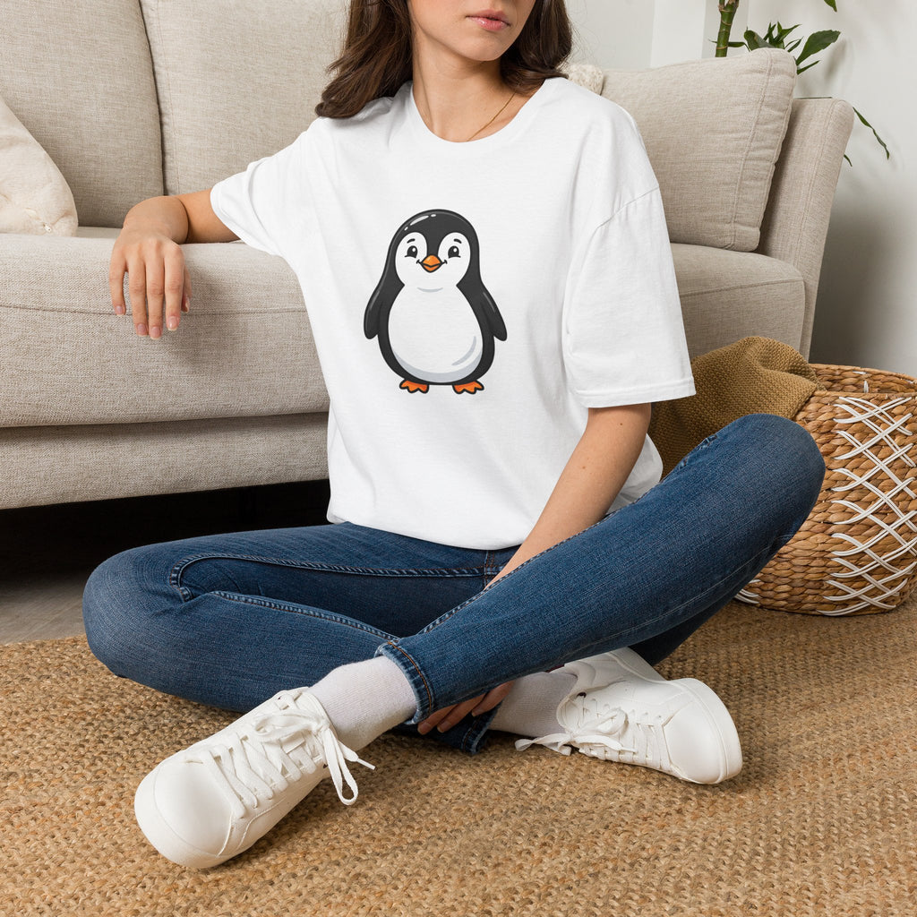 Cute Penguin Graphic T-Shirt — Adorable Winter Animal Tee