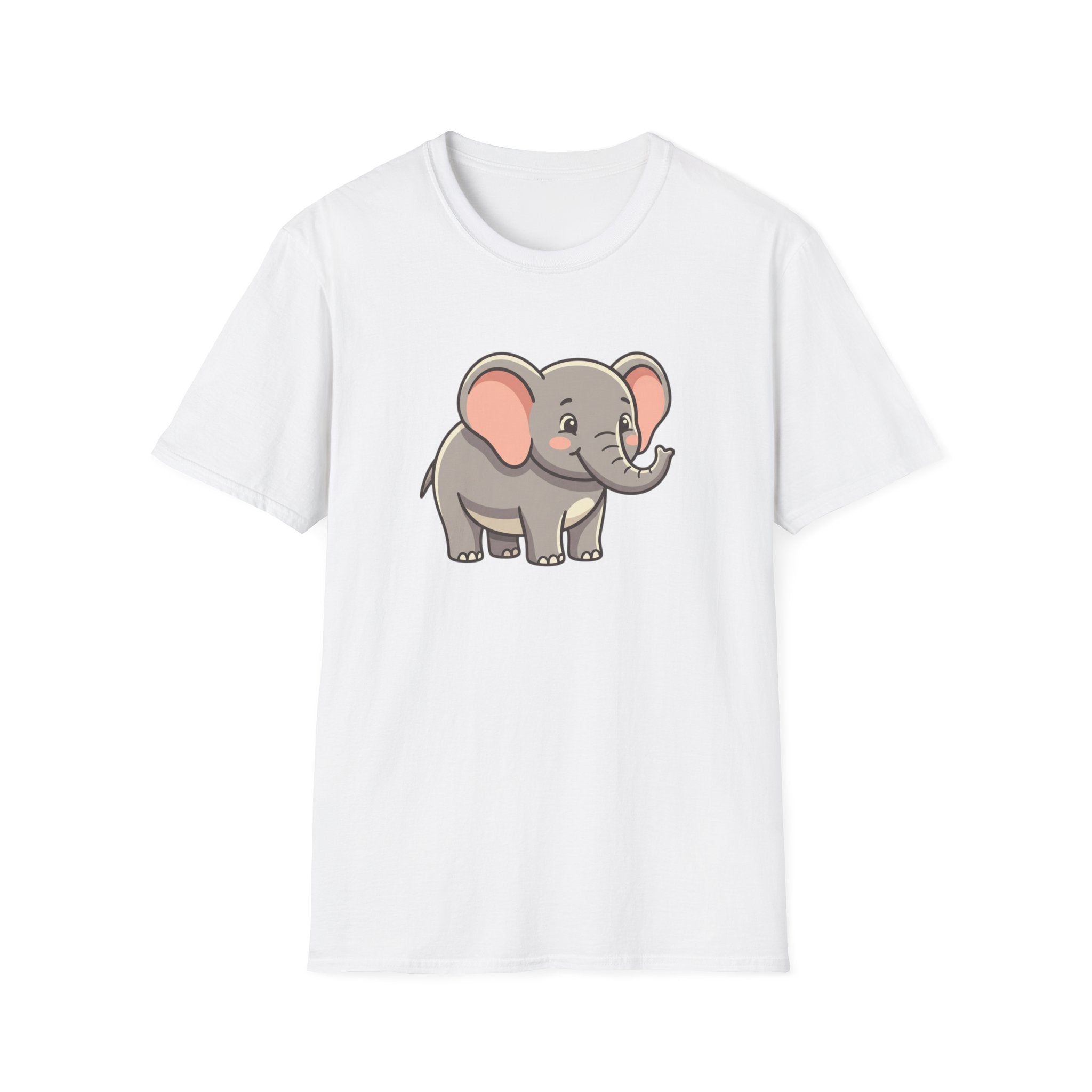 Cute Baby Elephant T-Shirt — Adorable Cartoon Graphic Tee for Kids & Animal Lovers