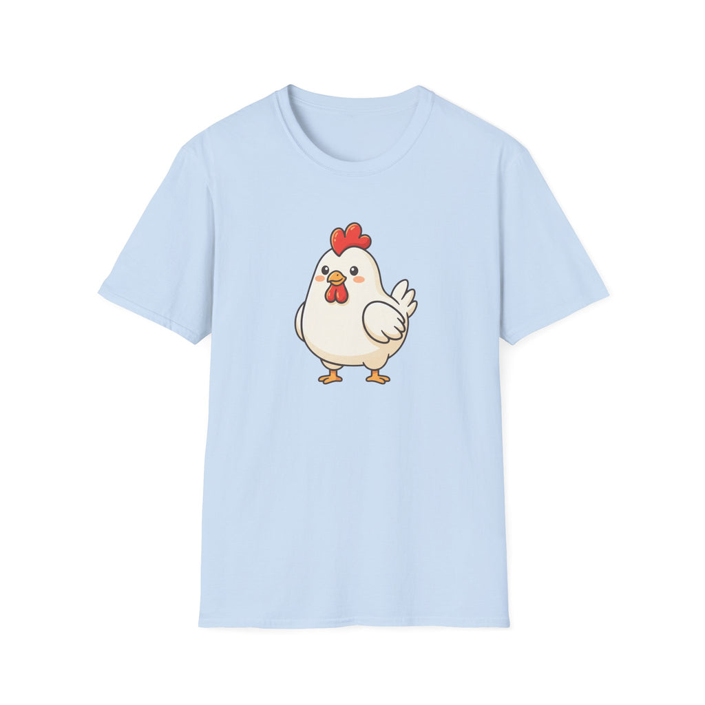 Cute Chicken T-Shirt — Cartoon Hen Tee for Farm & Animal Lovers