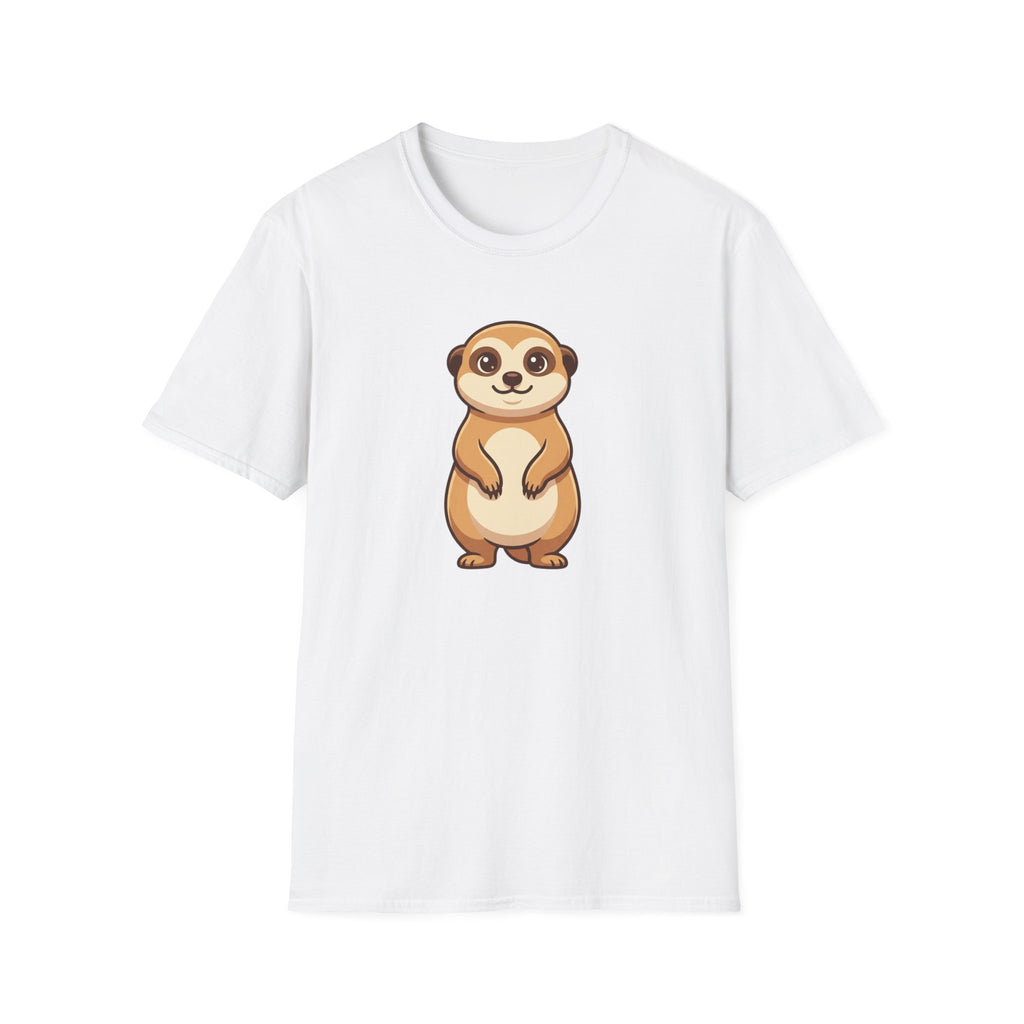 Meerkat Cute Cartoon T-Shirt — Adorable Wildlife Tee for Animal Lovers