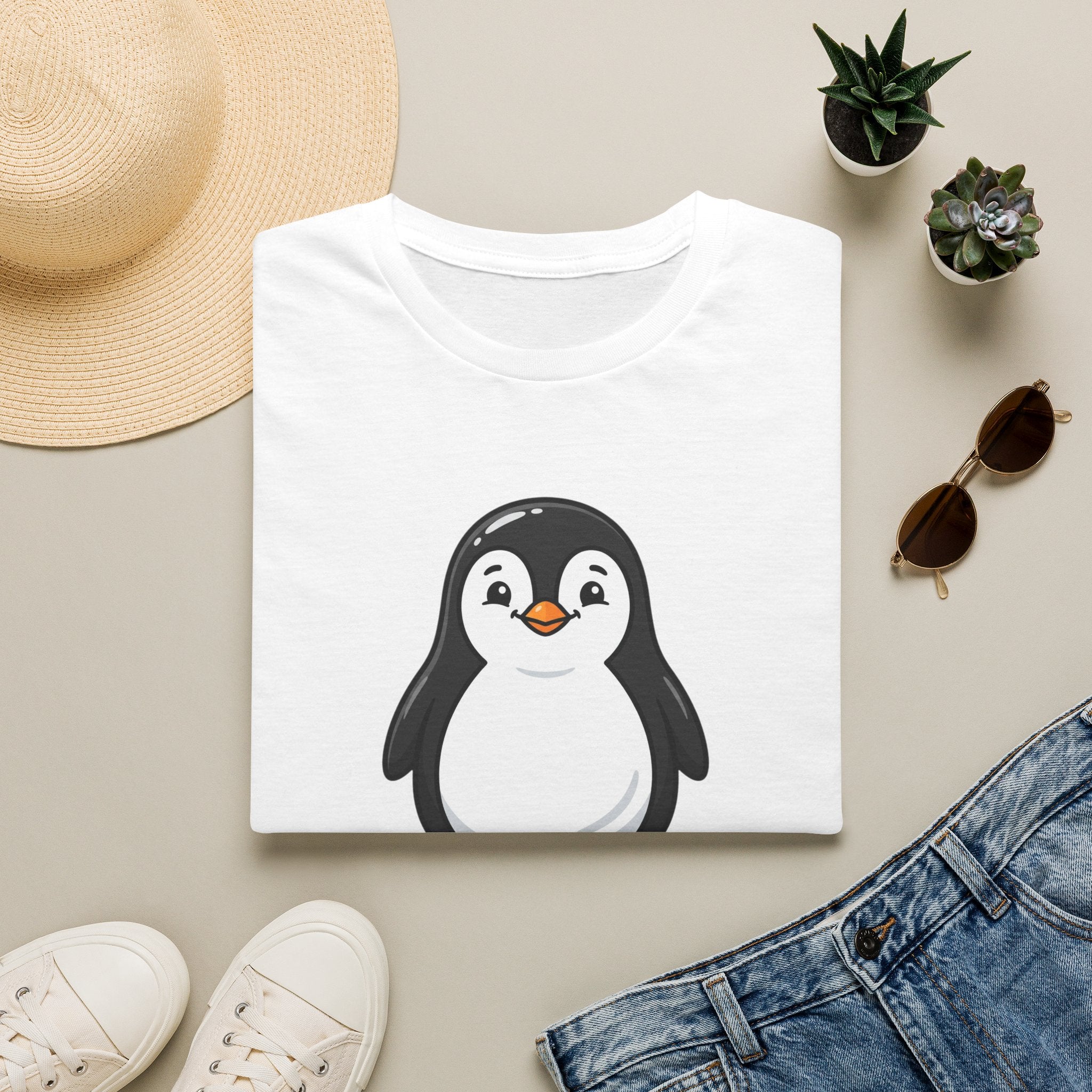 Cute Penguin Graphic T-Shirt — Adorable Winter Animal Tee
