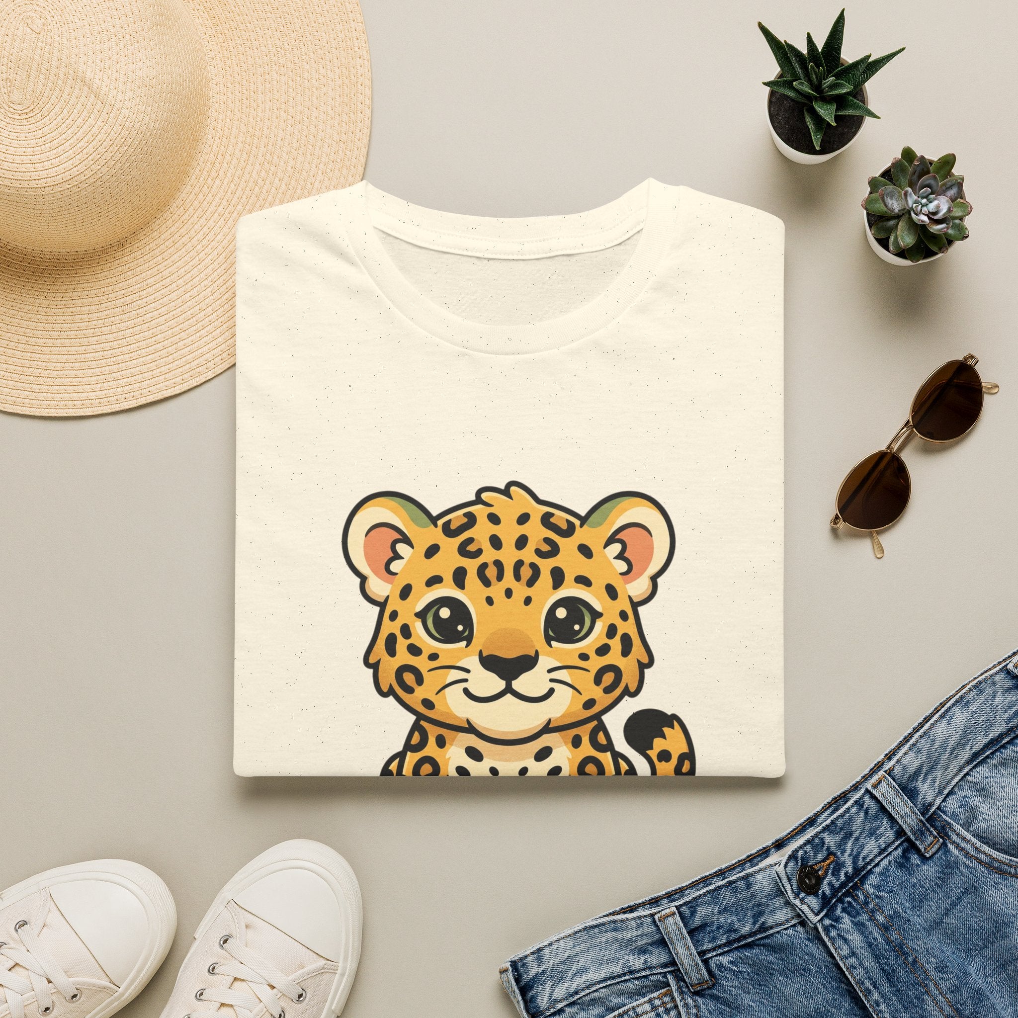 Cute Leopard Cub T-Shirt — Adorable Baby Leopard Graphic Tee
