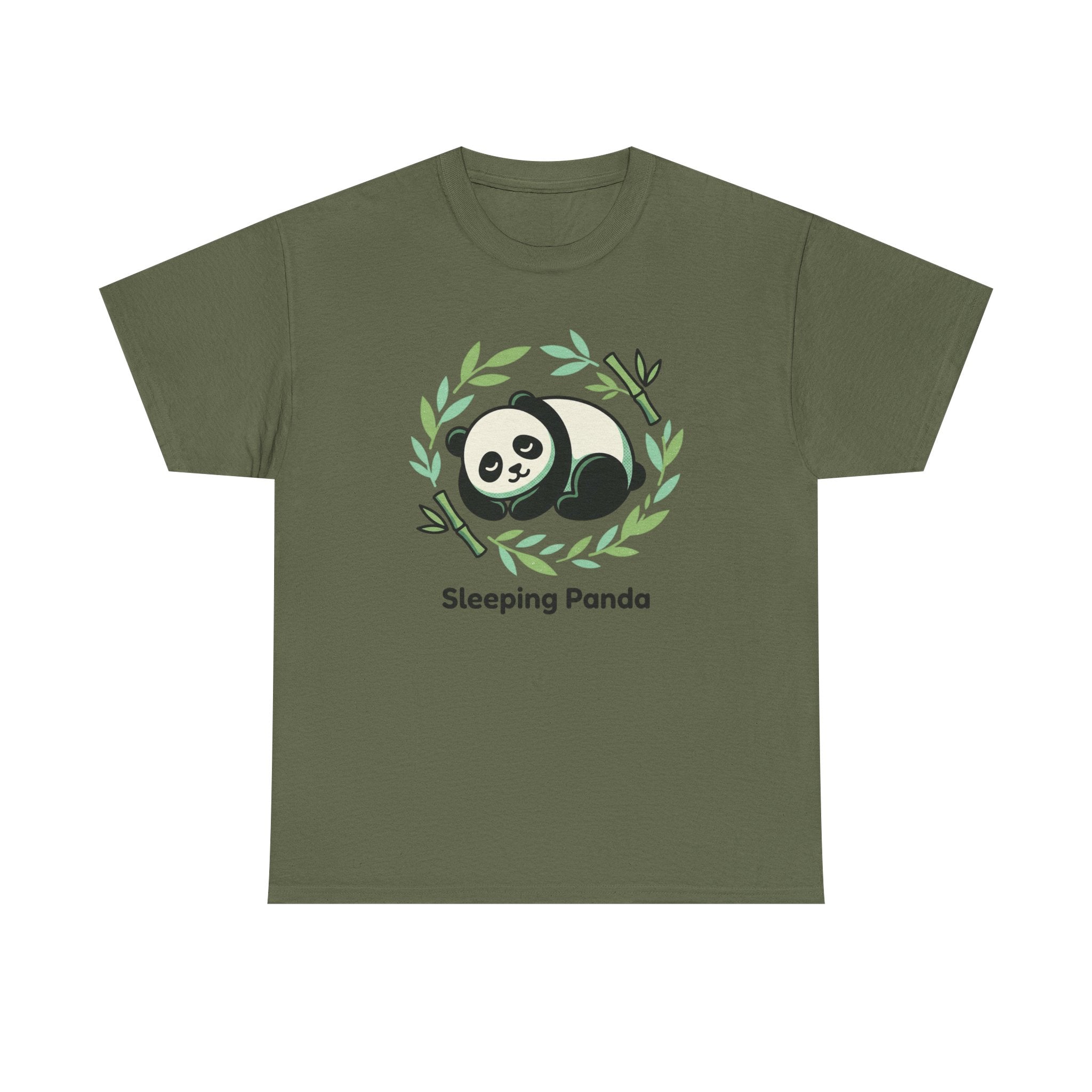 Sleeping Panda T-Shirt — Cute Bamboo Panda Tee