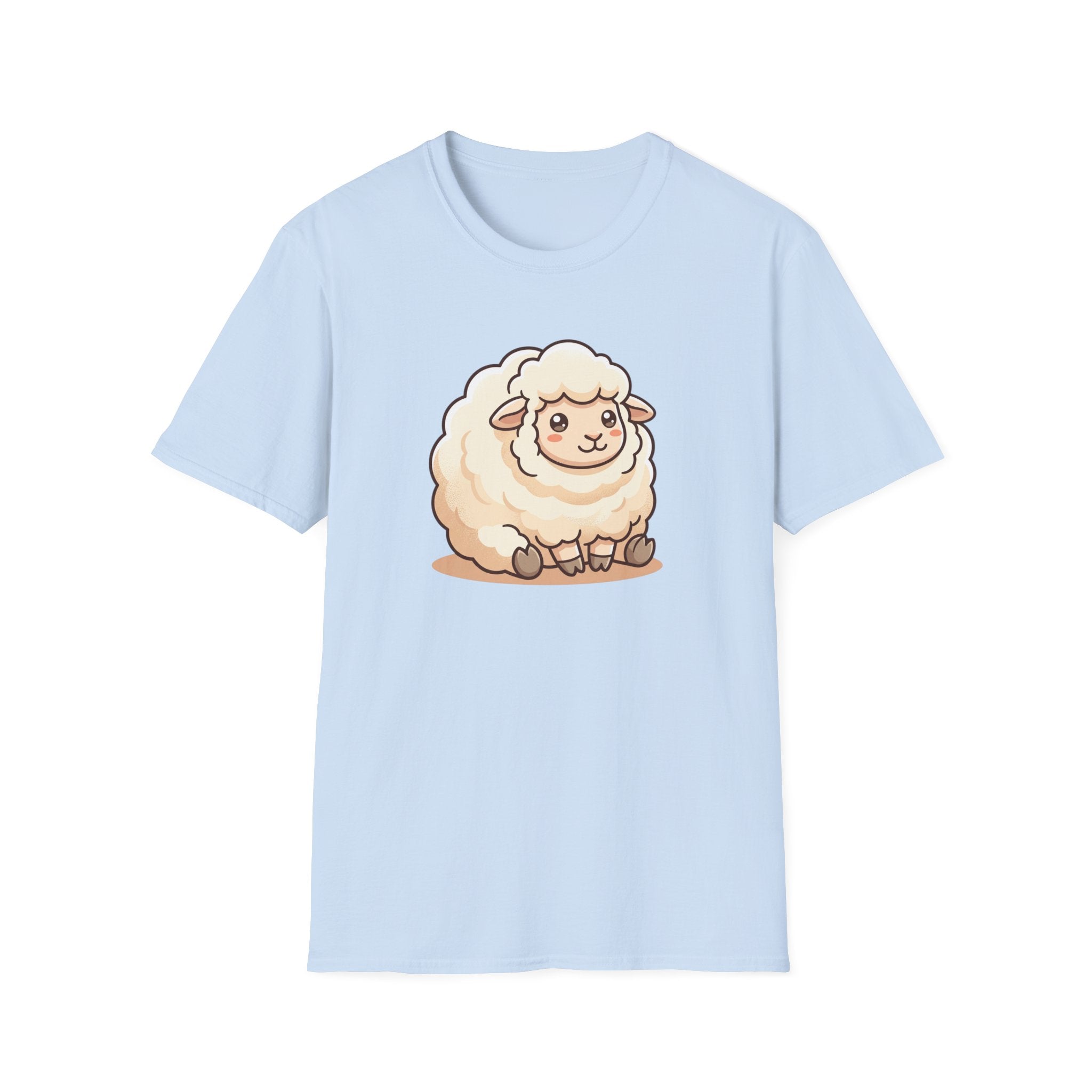 Cute Fluffy Sheep T-Shirt — Adorable Cartoon Lamb Tee