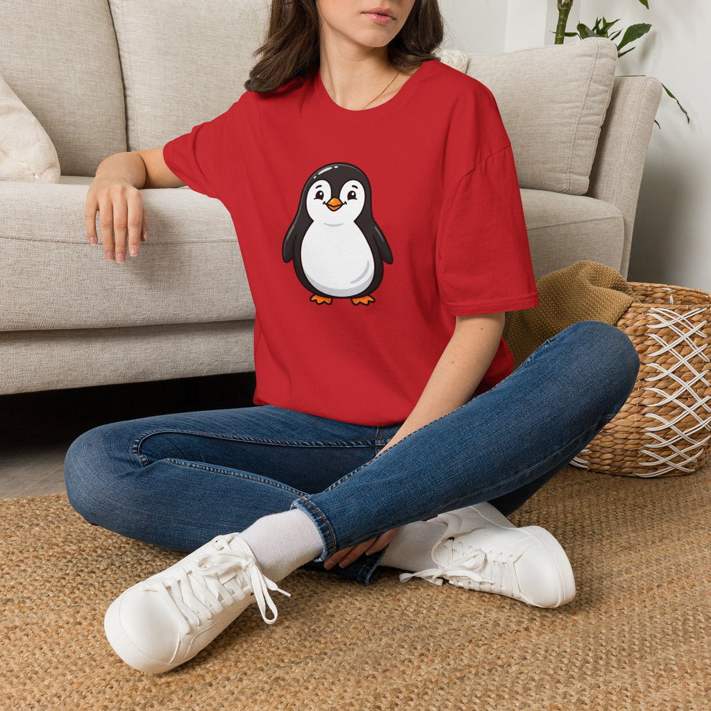 Cute Penguin Graphic T-Shirt — Adorable Winter Animal Tee