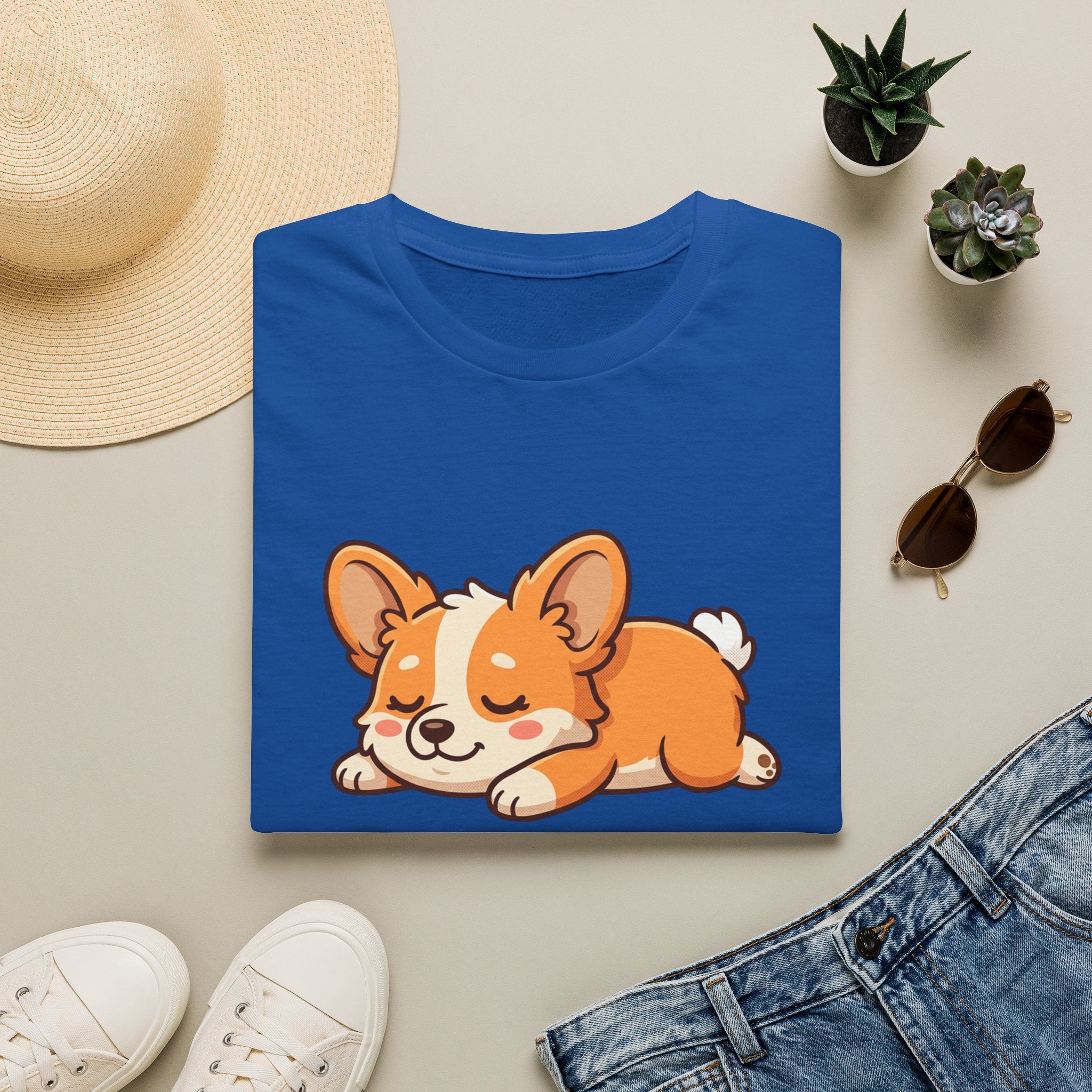 Corgi Nap T-Shirt — Cute Sleeping Pembroke Corgi Tee