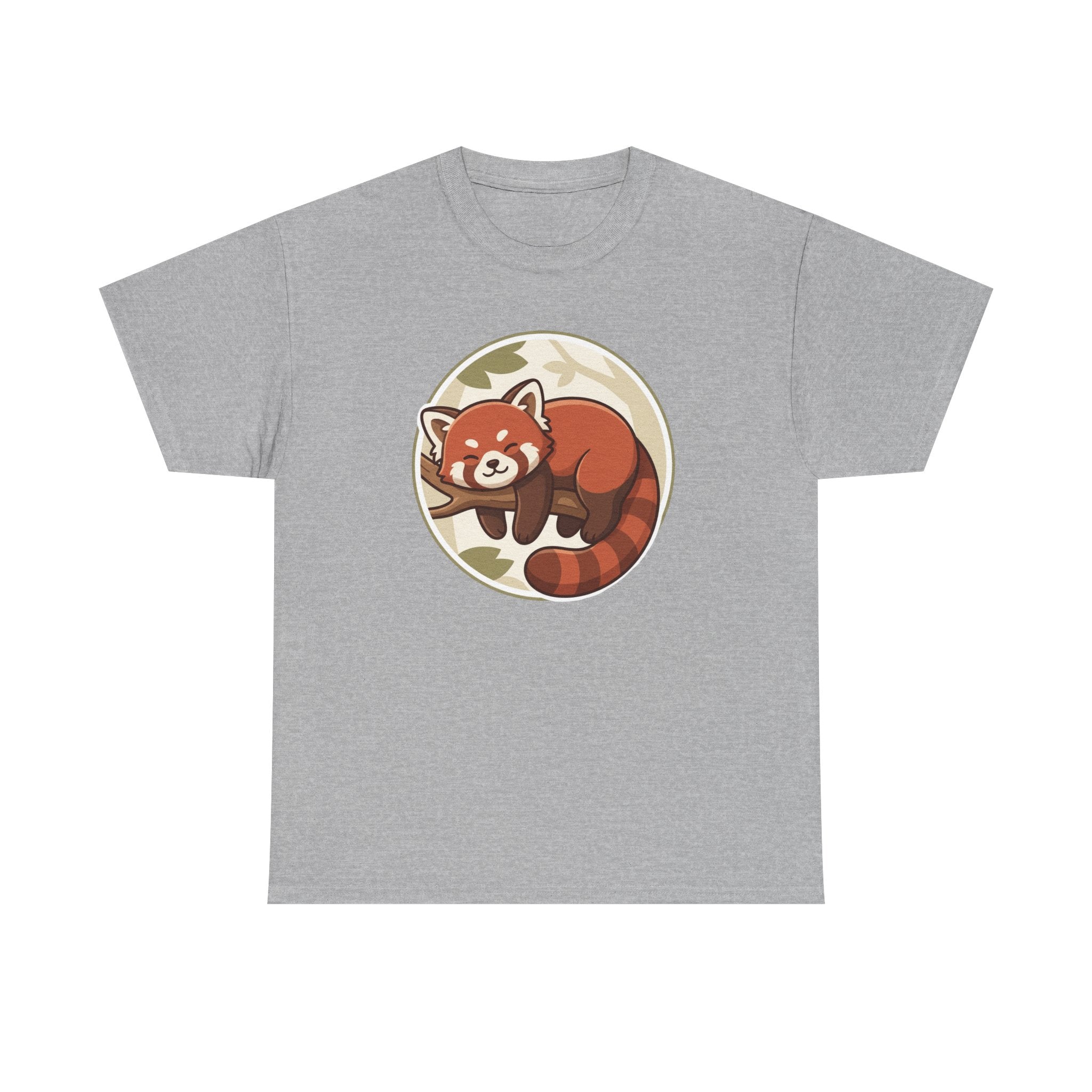 Cozy Red Panda Unisex Heavy Cotton Tee