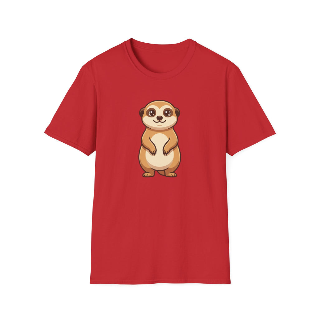 Meerkat Cute Cartoon T-Shirt — Adorable Wildlife Tee for Animal Lovers