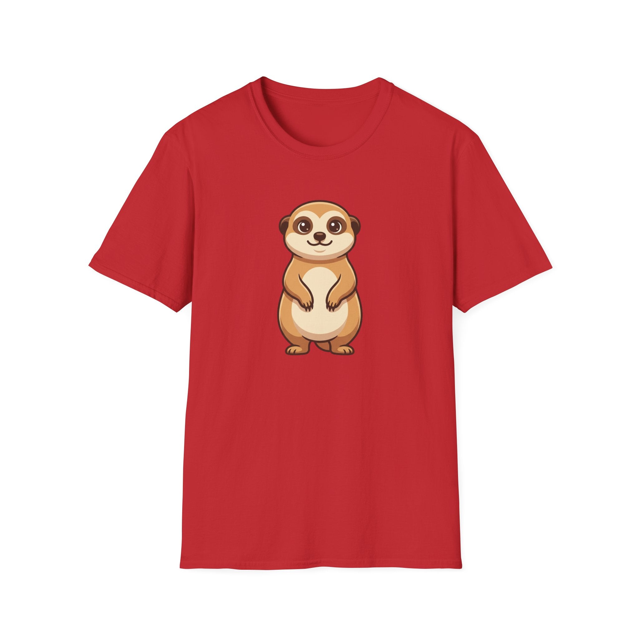 Meerkat Cute Cartoon T-Shirt — Adorable Wildlife Tee for Animal Lovers