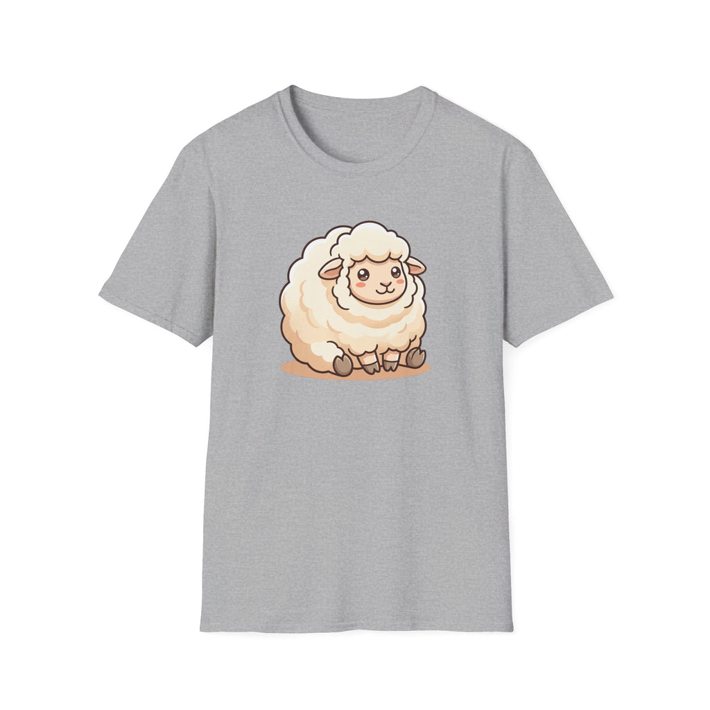 Cute Fluffy Sheep T-Shirt — Adorable Cartoon Lamb Tee