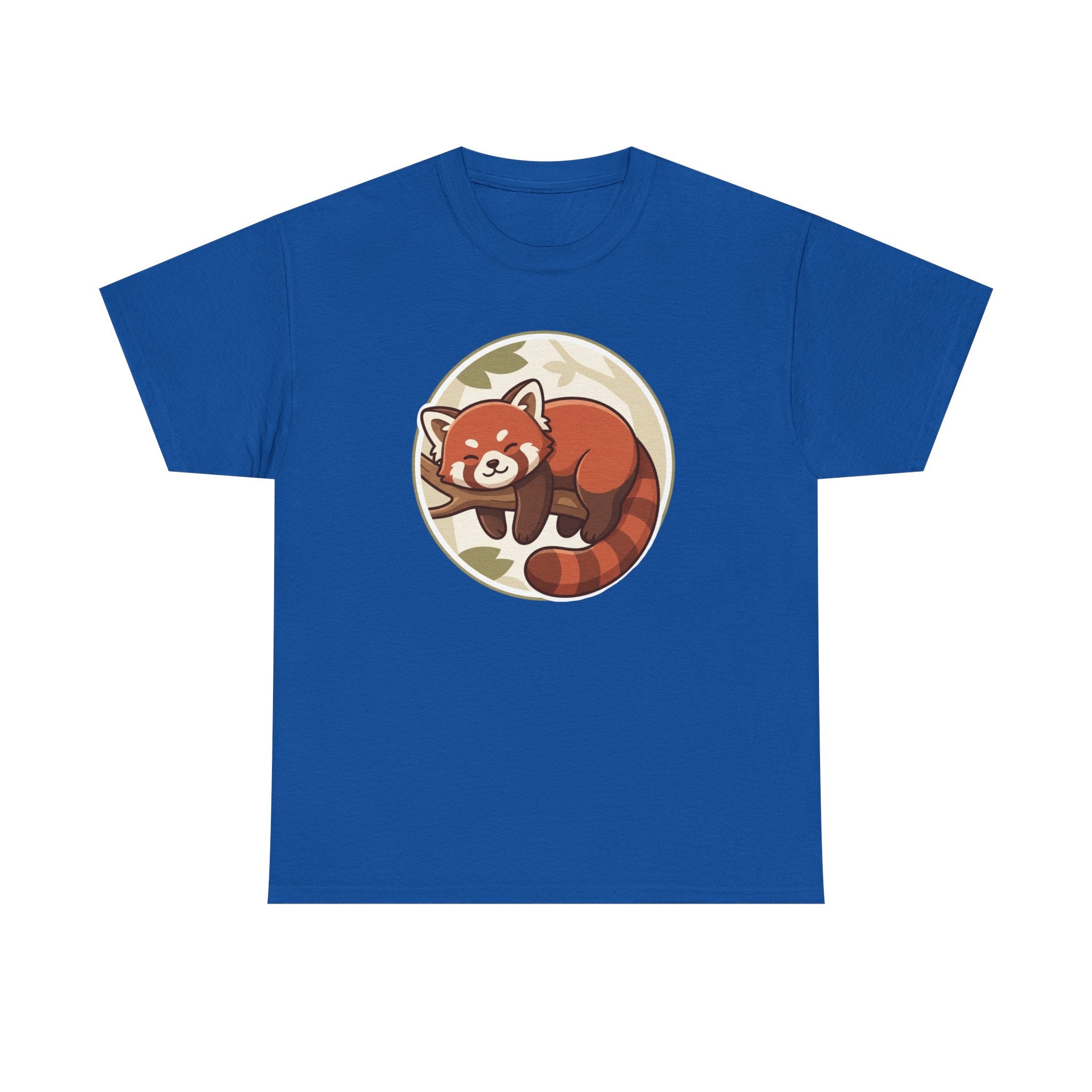 Cozy Red Panda Unisex Heavy Cotton Tee