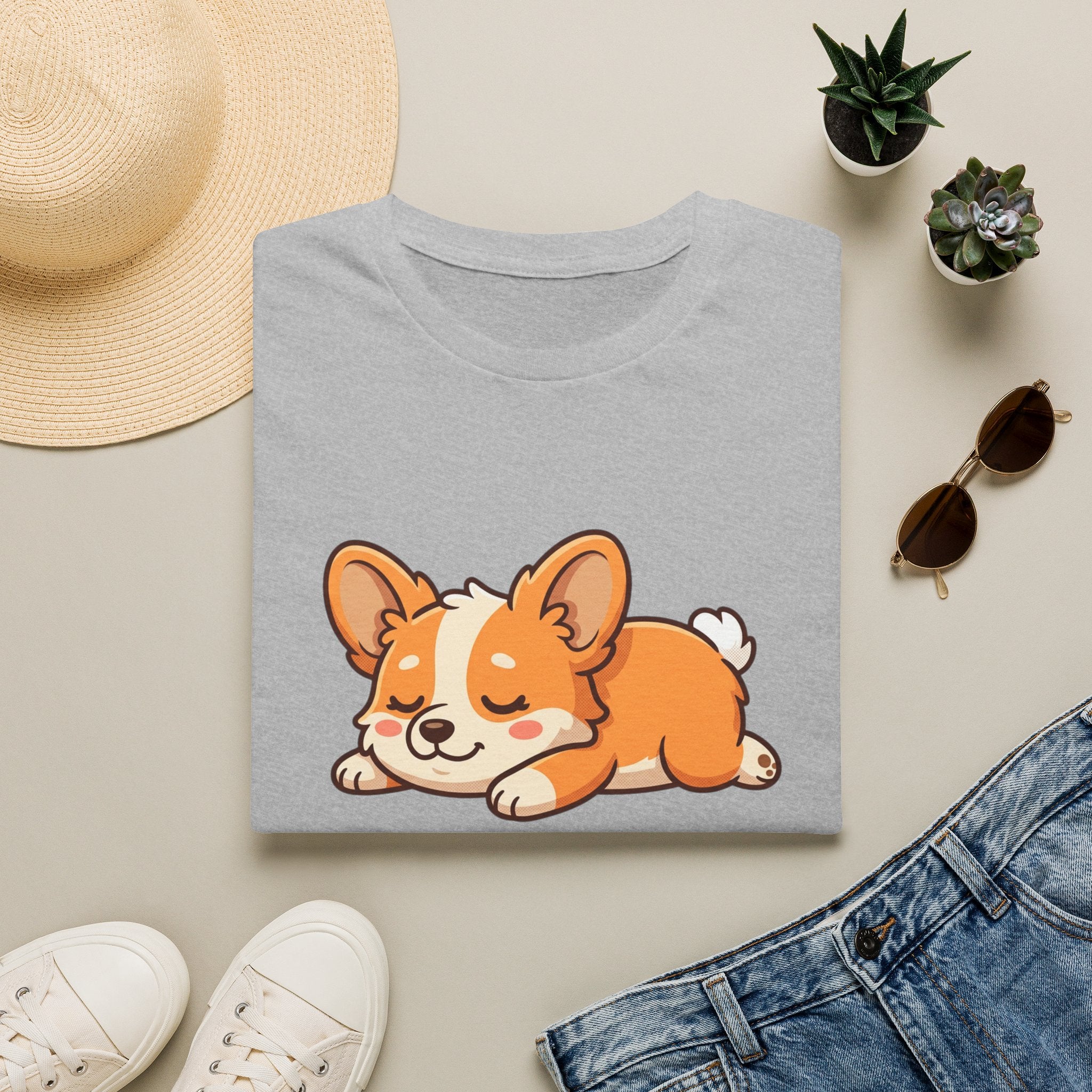 Corgi Nap T-Shirt — Cute Sleeping Pembroke Corgi Tee