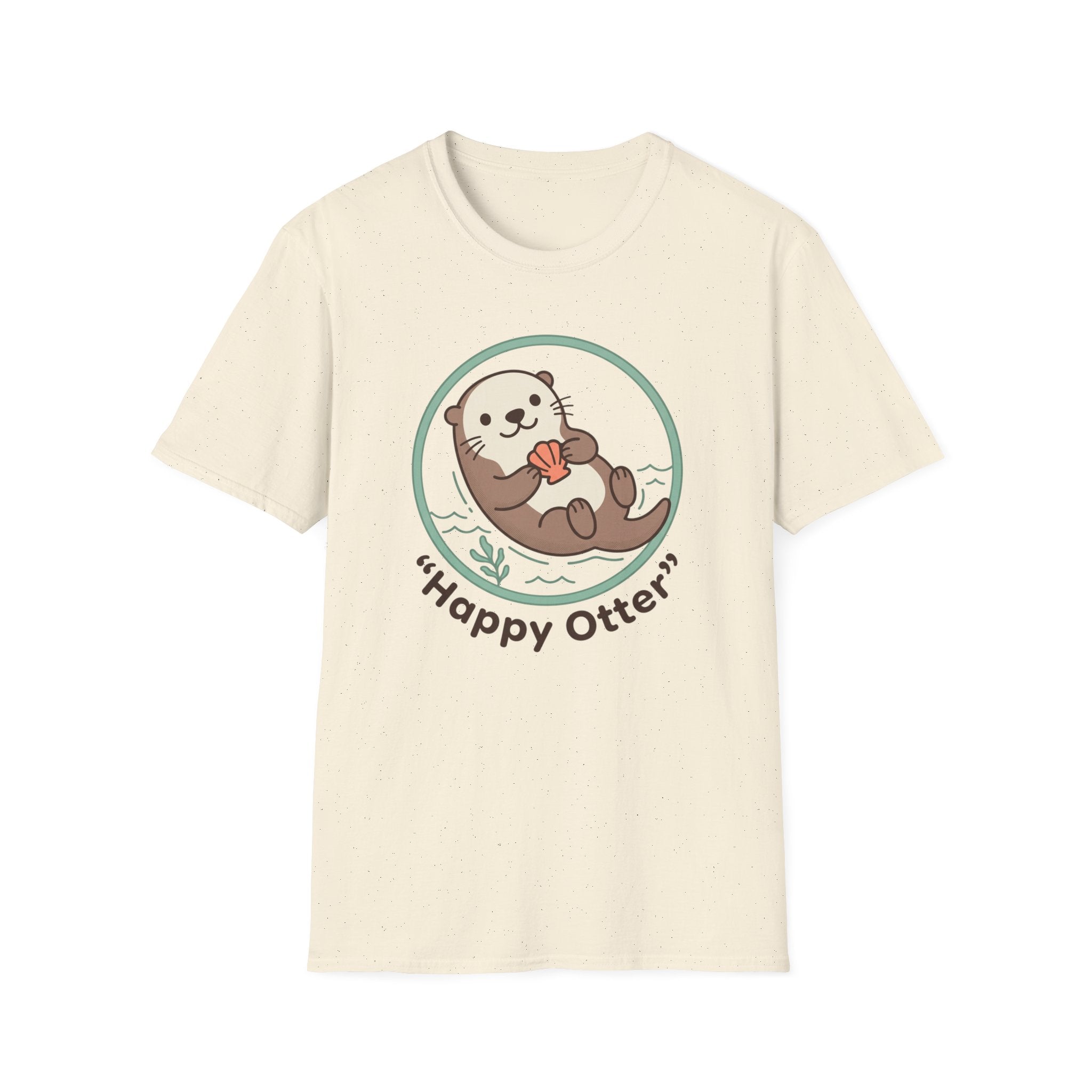 Happy Otter T-Shirt — Cute Sea Otter Graphic Tee