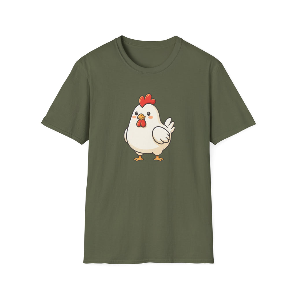 Cute Chicken T-Shirt — Cartoon Hen Tee for Farm & Animal Lovers