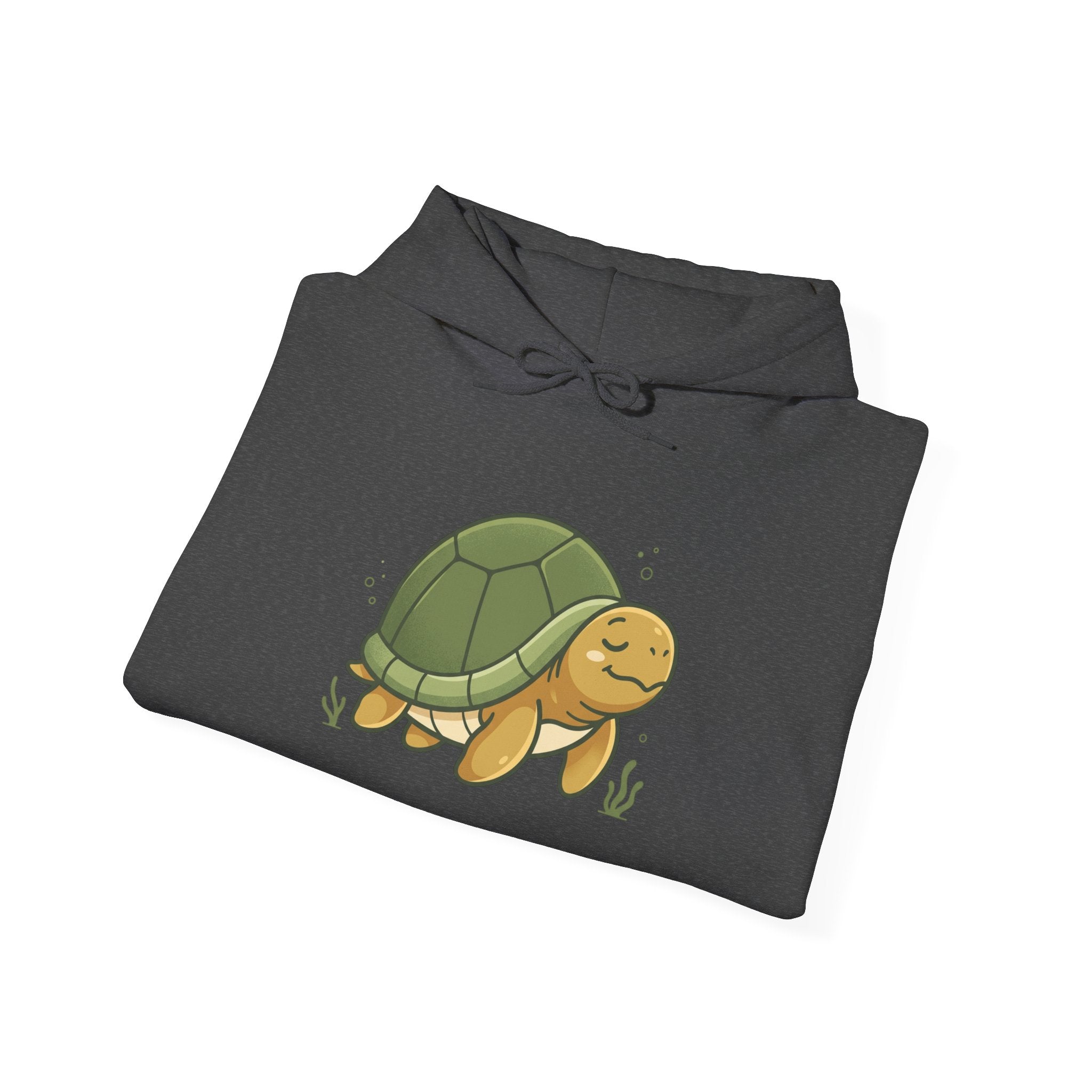 Cute Smiling Turtle Hoodie — Cozy Cartoon Tortoise Pullover
