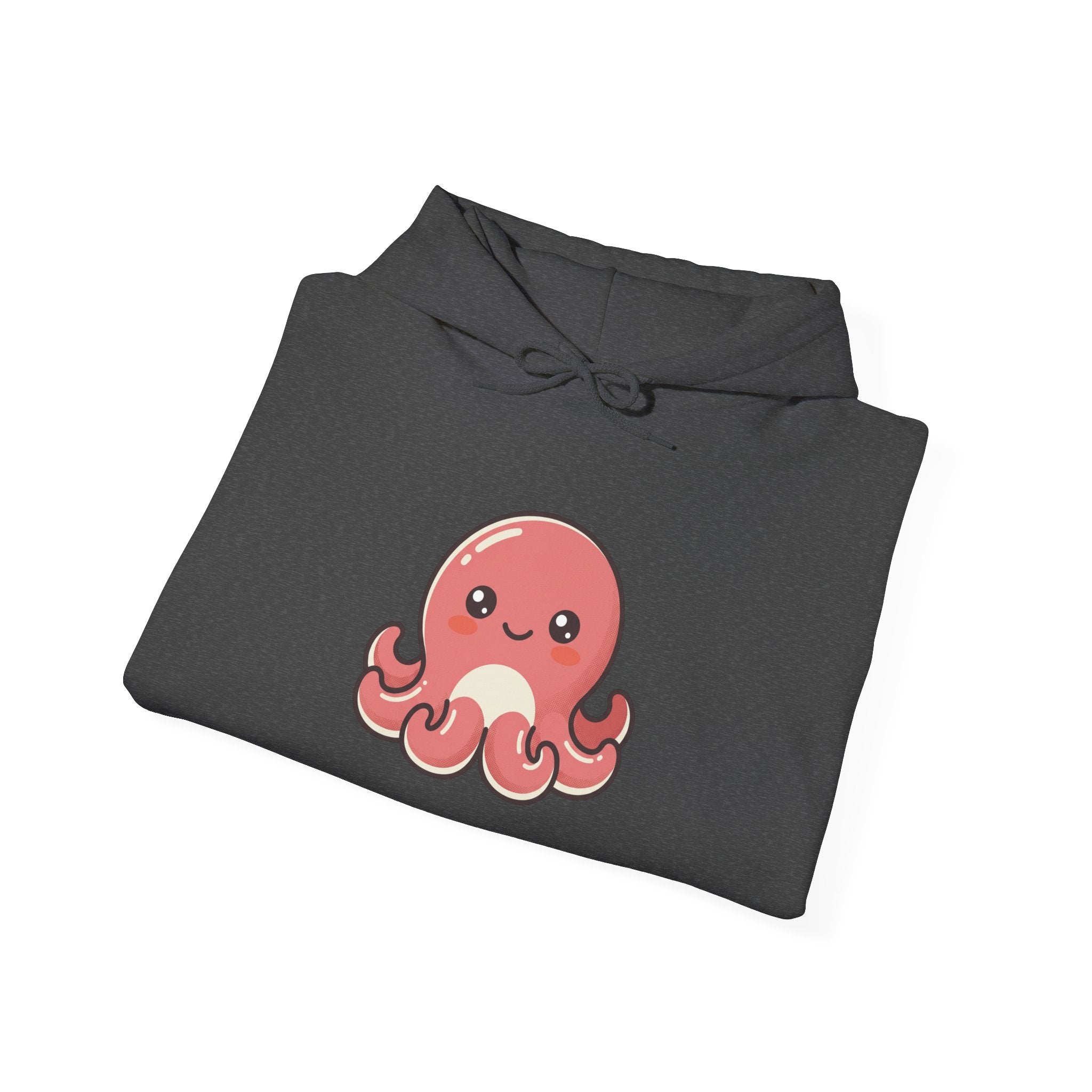 Cute Pink Octopus Hoodie – Kawaii Marine Animal Pullover
