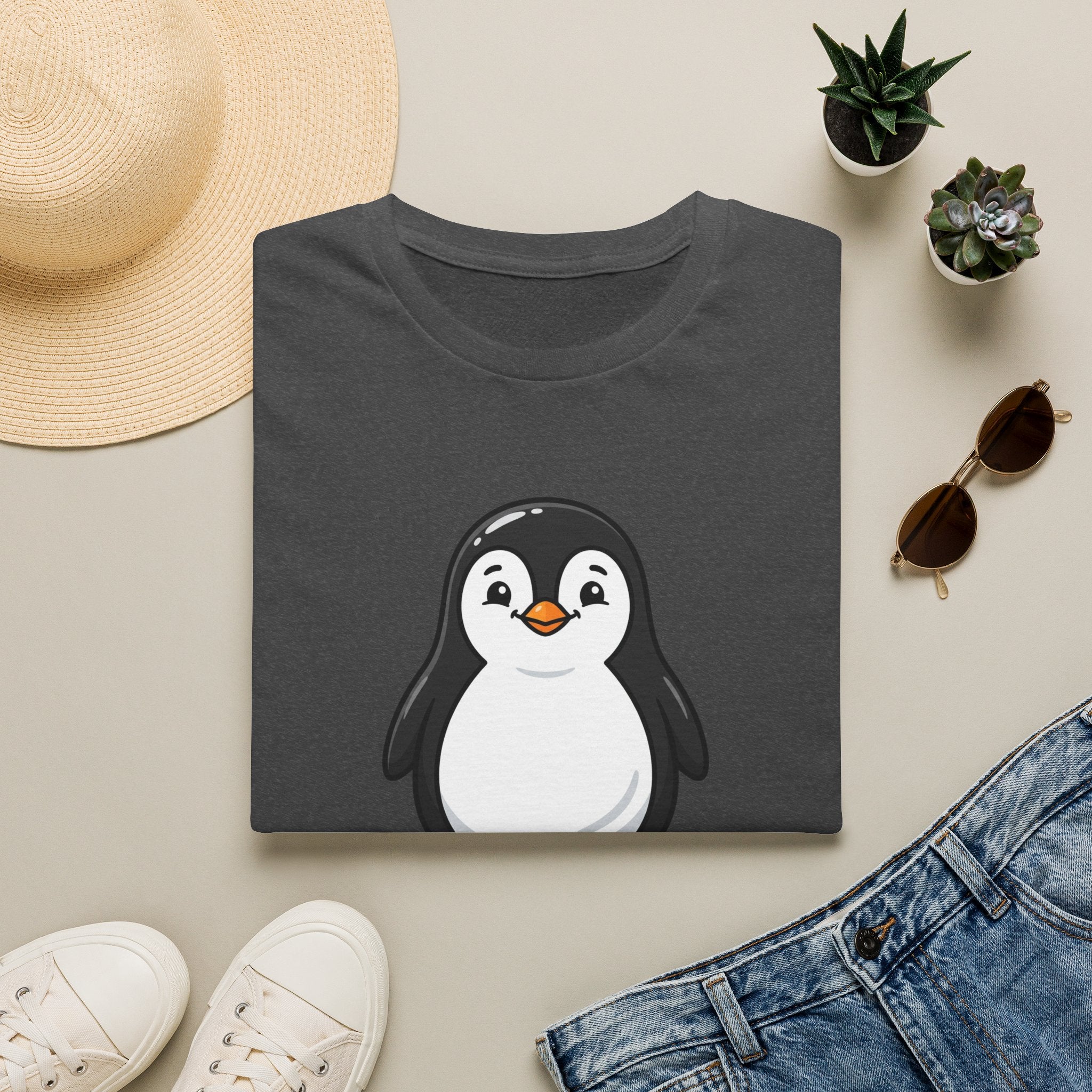 Cute Penguin Graphic T-Shirt — Adorable Winter Animal Tee