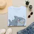 Cute Smiling Shark T-Shirt — Playful Cartoon Ocean Tee